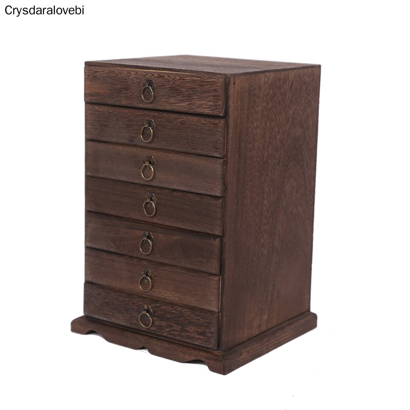 Multi-layer solid wood storage box Boxes Pu&#39;er tea collection Tea Wooden box Jewelry storage boxs kit