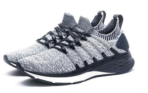 Xiaomi Mijia Men Sneakers Shoes 3 3th Sport Outdoor Sneakers Comfortable Breathable Lightweight Washable: Grey EUR41