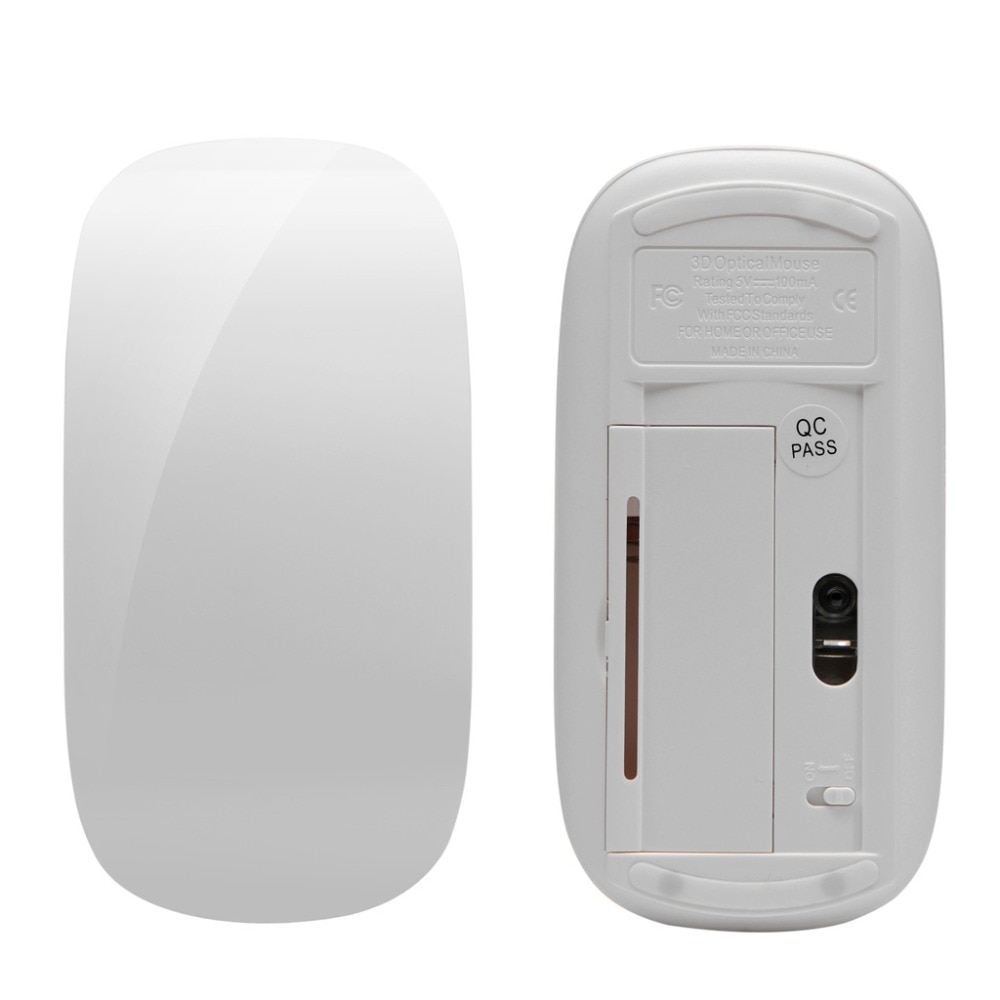 Multi-touch Magic Mouse 2.4GHz Muizen Voor Windows Mac OS Wit/Zwart Voor laptop/game/ desktop