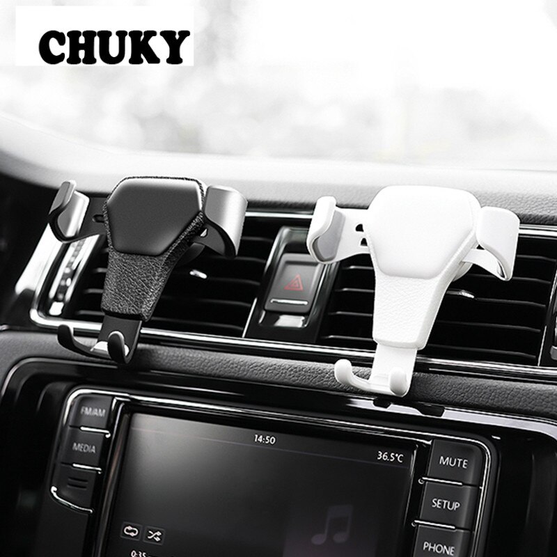 Gravity Car Air Vent Clip-on phone holder for Suzuki Vitara Swift SX4 Volvo XC90 Hyundai I20 I30 IX35 Nissan Tiida Juke Subaru