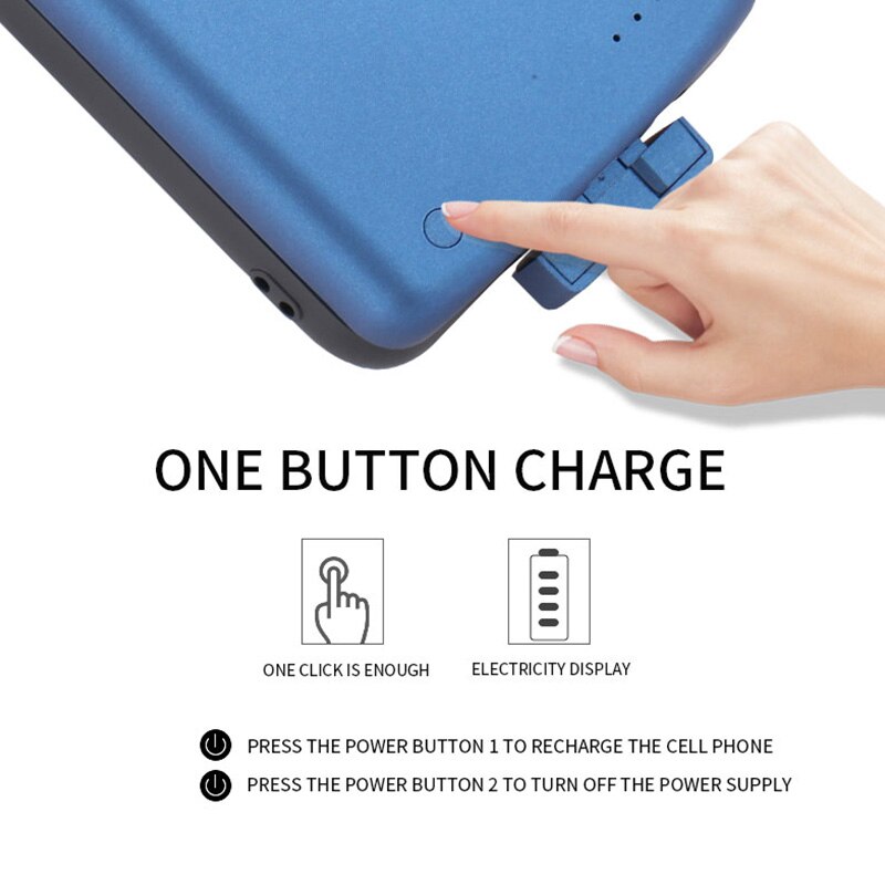 7000mah capa de carregamento magnético caso de energia para samsung galaxy a50 bateria caso power bank carregador de bateria casos para galaxy a50
