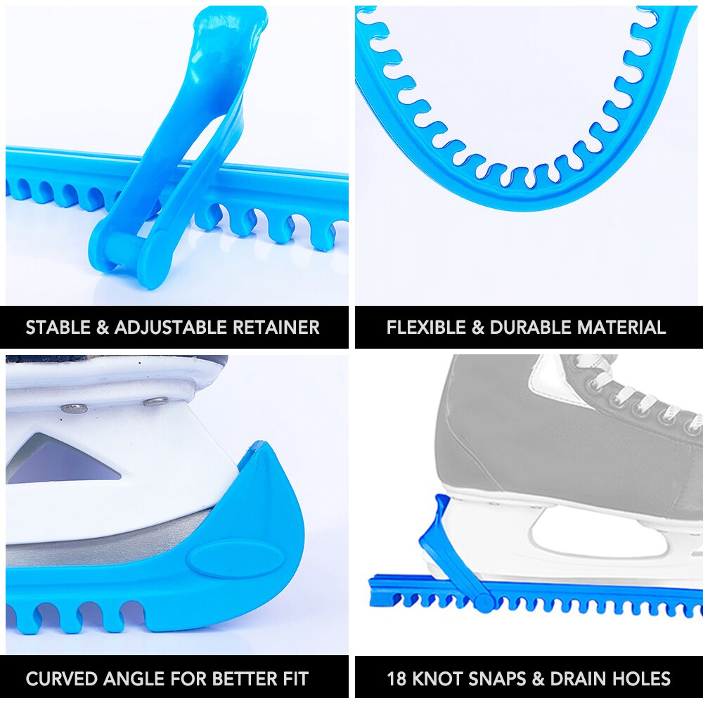 1 Pair Sports Blade Skate Guards Ice Skate Blade Protective Covers Adjustable Figure Hockey Skate Accessories