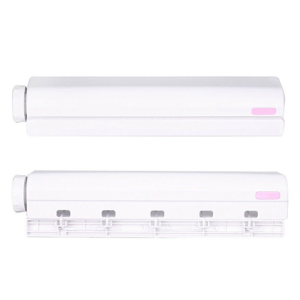 Wall Hanger Retractable Clothes Line Indoor Clothes Magic Laundry Hanger Retractable Clothesline Rope Cloth Drying Rack