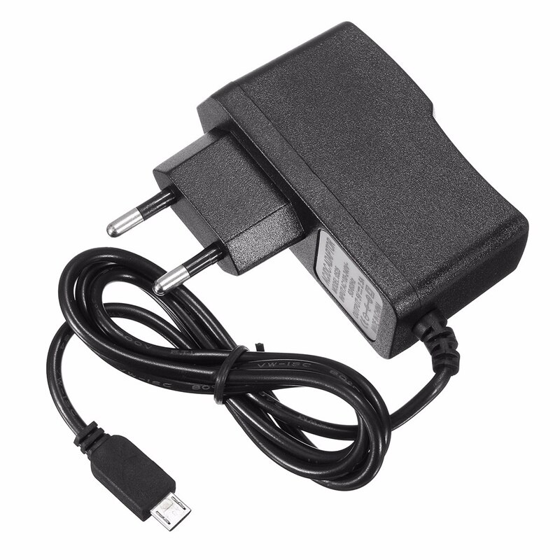 Universal EU Plug 5V 2.5A Micro USB Charger Power Supply Charging Adapter For Smart Phones Tablet CCTV Camera & DV Portable Plug