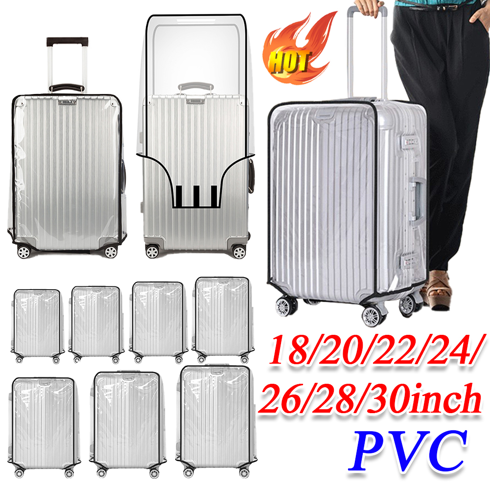 Housse De Protection Grande Valise 28 Pouces - Housse Transparente PVC Pour Valise à Roulettes