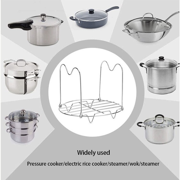 Instant Pot Stoomboot Rack Keuken Kookgerei Ronde Rvs Koken Ware Dampende Rack Stand Keuken Verwarming Leveringen