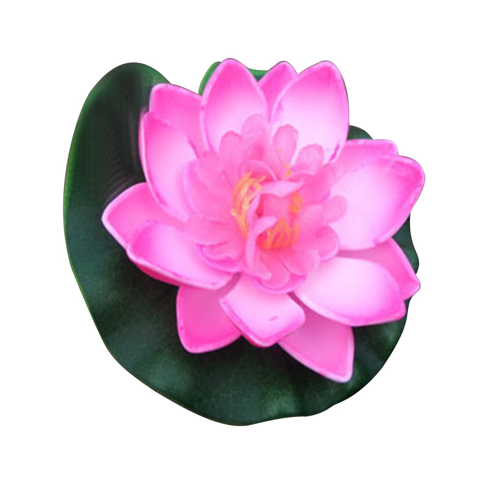 4 Inch Kunstmatige Drijvende Lotus Bloemen Water Vijvers Foam Lotusblad Nep Lelie Pad Drijvende Zwembad Thuis Vijver Decoratie Planten: B