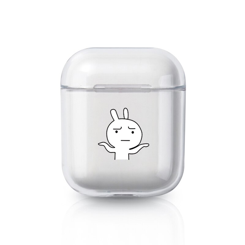 DIY Painted Case For Airpods Case Transparent Hard PC Earphone Case For AirPods Cover Cute Air pods airpods Protector: 137