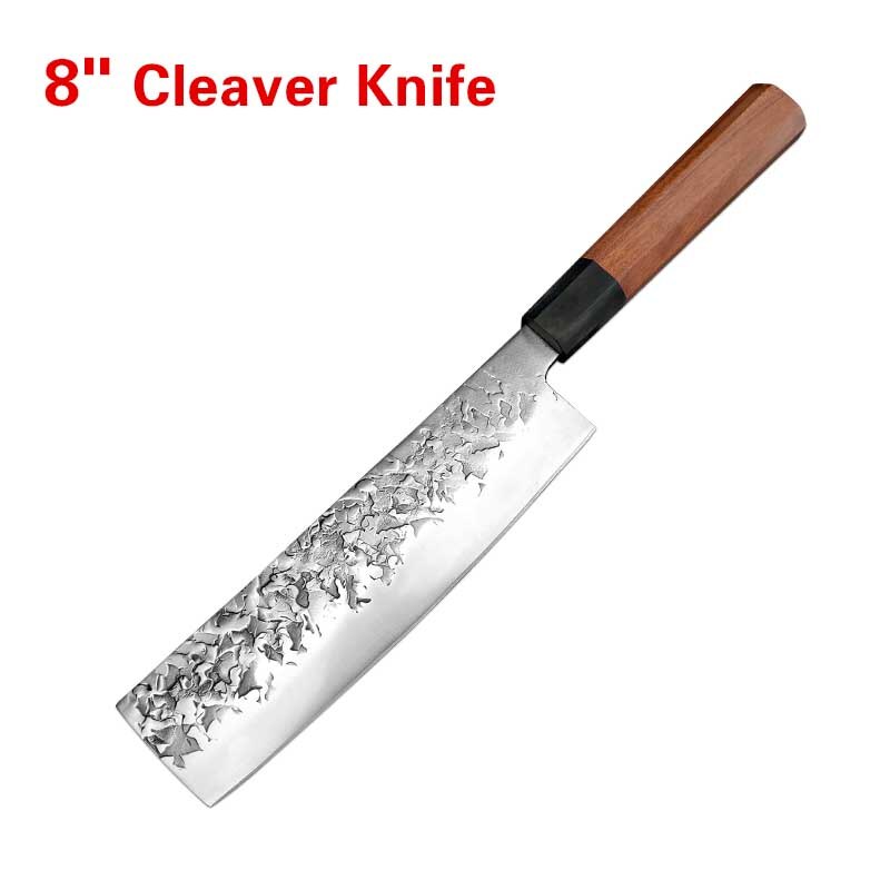 Kitchen Knife Boning Chef Knives Sharp Stainless Steel Japanese 5CR15 High Carbon Cooking Tools Cleaver Knife: Style H