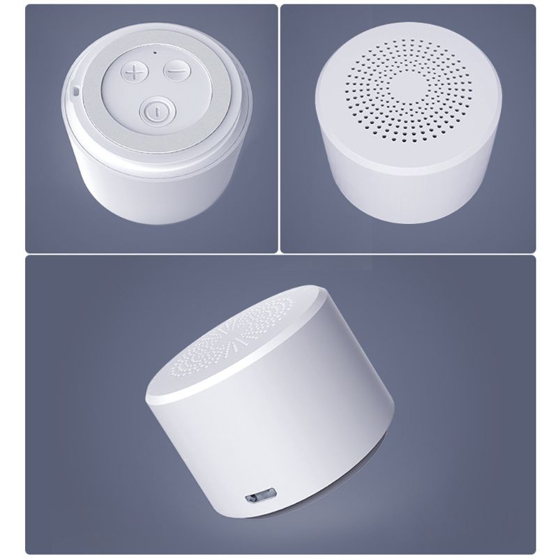 Ronde Draagbare Mini Draadloze Bluetooth Speaker Subwoofer Smart Voice Control 5.0 203A