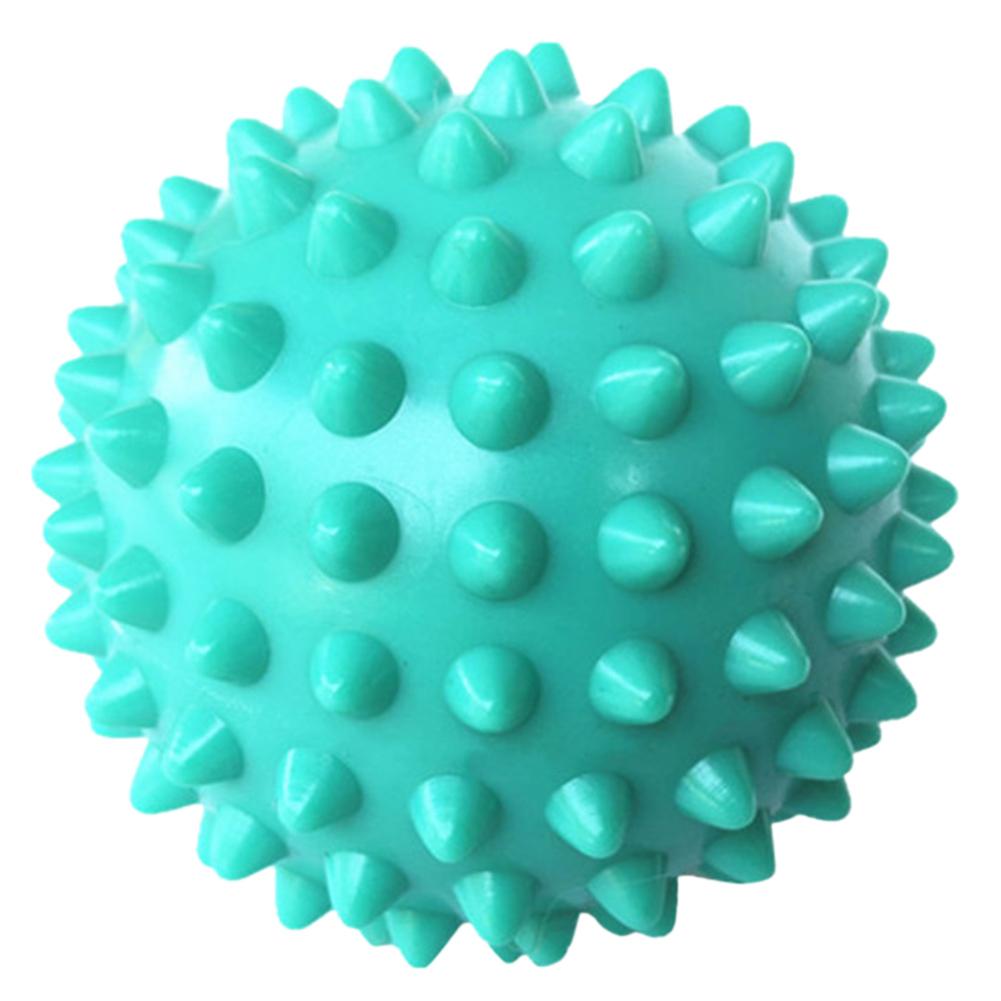 Bola de masaje con pinchos, 1 unidad de PVC, punto de disparo, deporte, mano, dolor en el pie, estrés, alivio del músculo, pelota de relajación para masaje: green