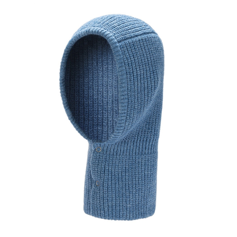 Head Neck Warmer Hat Hood Scarf Breathable Beanie Soft Knitting Anti-Slip Highly Elastic Adults Kids Winter