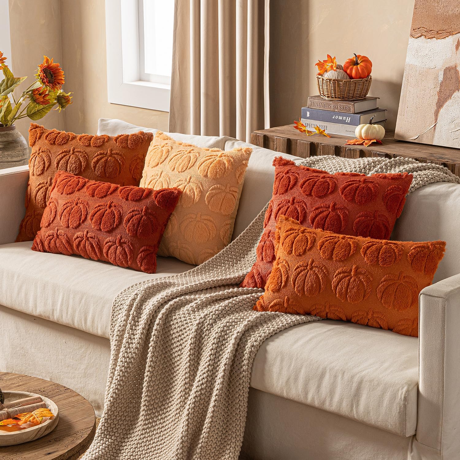 Poszewka na poduszkę pluszową z haftowaną dynią na Halloween Cojines Prosta poszewka na zagłówek Poduszka na poduszkę Halloween impreza kieszonkowe dzieci