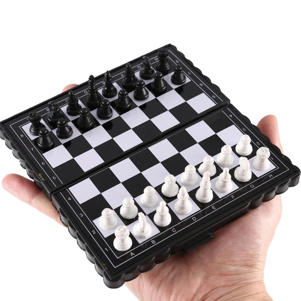 Portable Folding Magnetic Pocket Plastic Chess Chess Entertainment For Party