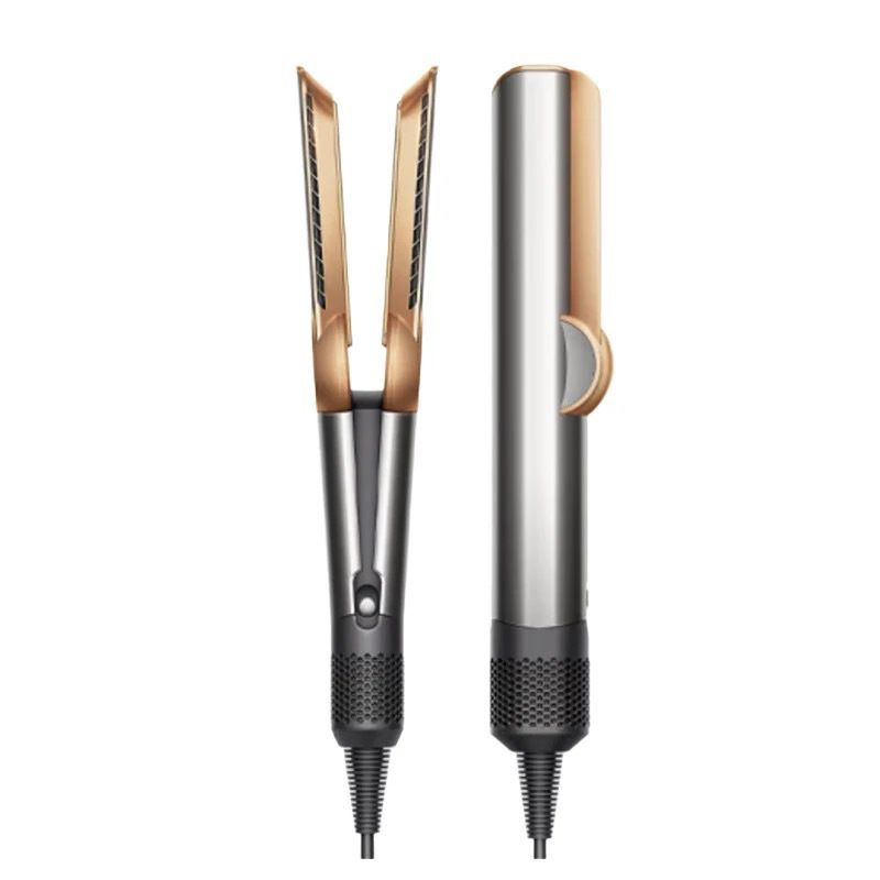 2 in stijltang en föhn voor nat en droog haar met hoge luchtsnelheid 1 snelle opwarming, instelbare temperatuur voor styling. 115. haarkruller.: Geel / Ons