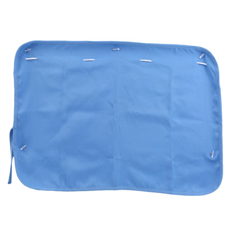 Car Side Window Curtain Car Window Shield Sliding Mesh Car Curtain Anti Heat Sun UV Protector Cover: blue