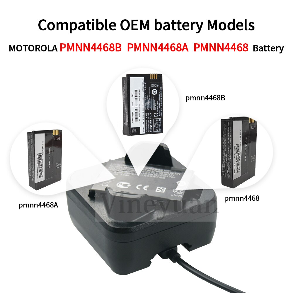 PMLN7110 Single-Unit Oplader Compatibel Voor Motorola SL300 TLK100 SL300e SL1M SL1600 Draagbare Radio 'S (PMNN4468A Batterij)