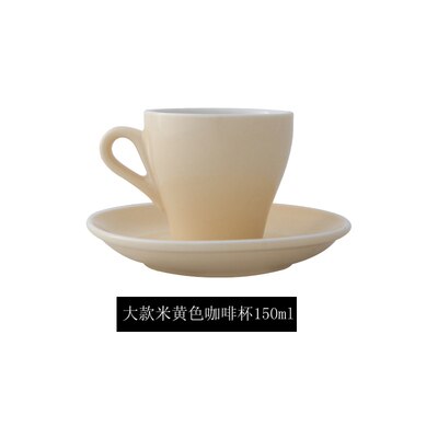Espressokop italiensk lille keramisk latte cappuccino kop underkop sæt enkelt mini espresso kaffebar cafe drikkevarer: 12