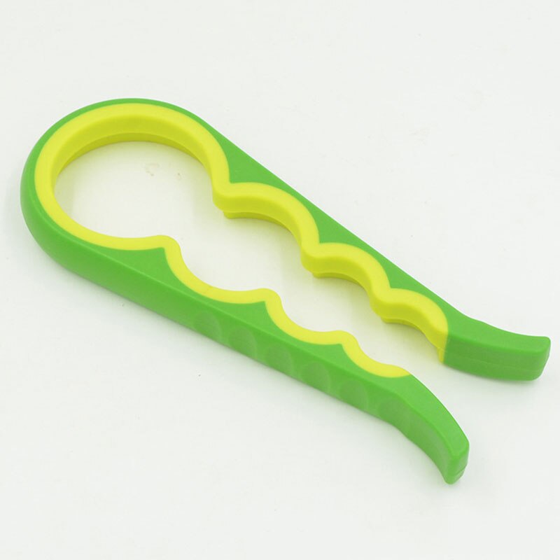 Bier Flesopener 5 In 1 Flesopener 4 In 1 Multifunctionele Blikopener: Green