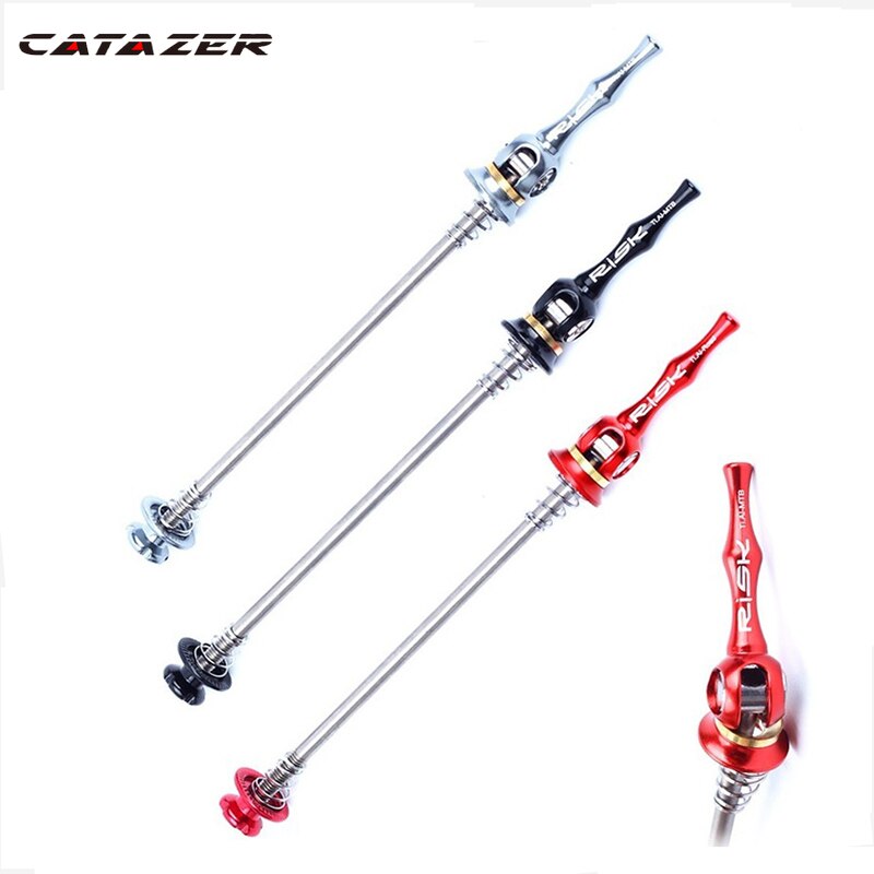 48.8g/Pair Road Bike Quick Release Ultralight Titanium TI QR Skewer Lever Road Bicycle Cycling Hub Quick Release Bike Parts