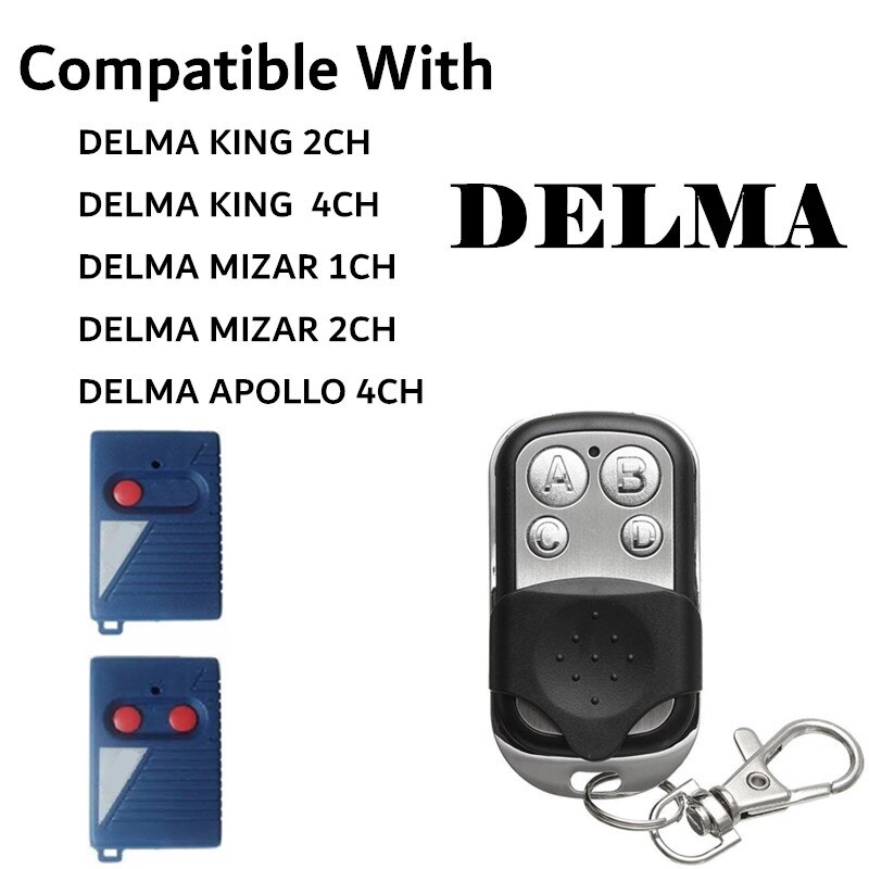 DELMA APOLLO 433MHz. 4CH Remote Control Duplicator 4-Channel 433.92MHz.(only for 433.92mhz fixed code)
