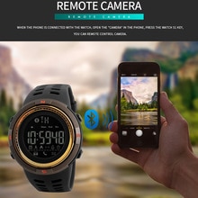 Smart Horloge Voor IOS Android Mannen Sport Horloge Calorie Stappenteller Remote Digitale mannen Smartwatch Reloj inteligente SKMEI