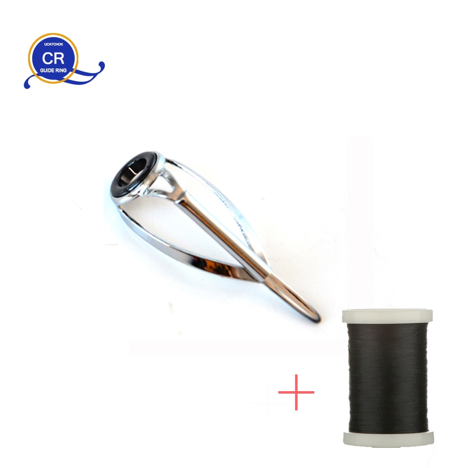 10 st/kit sic cr toppstyrningsfäste anti-vindande förbättrad version spöring återmontera reparationsguide byte av fiskespö tillbehör