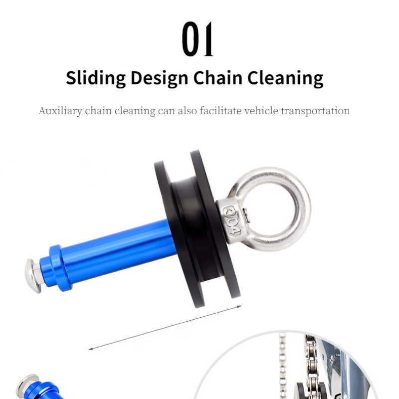 Bicycle Chain Fixer Holder Roller Bicycle Chain Tensioner Quick Release Lever Bicycle Chain Keeper Bike Dummy Hub Tensioner