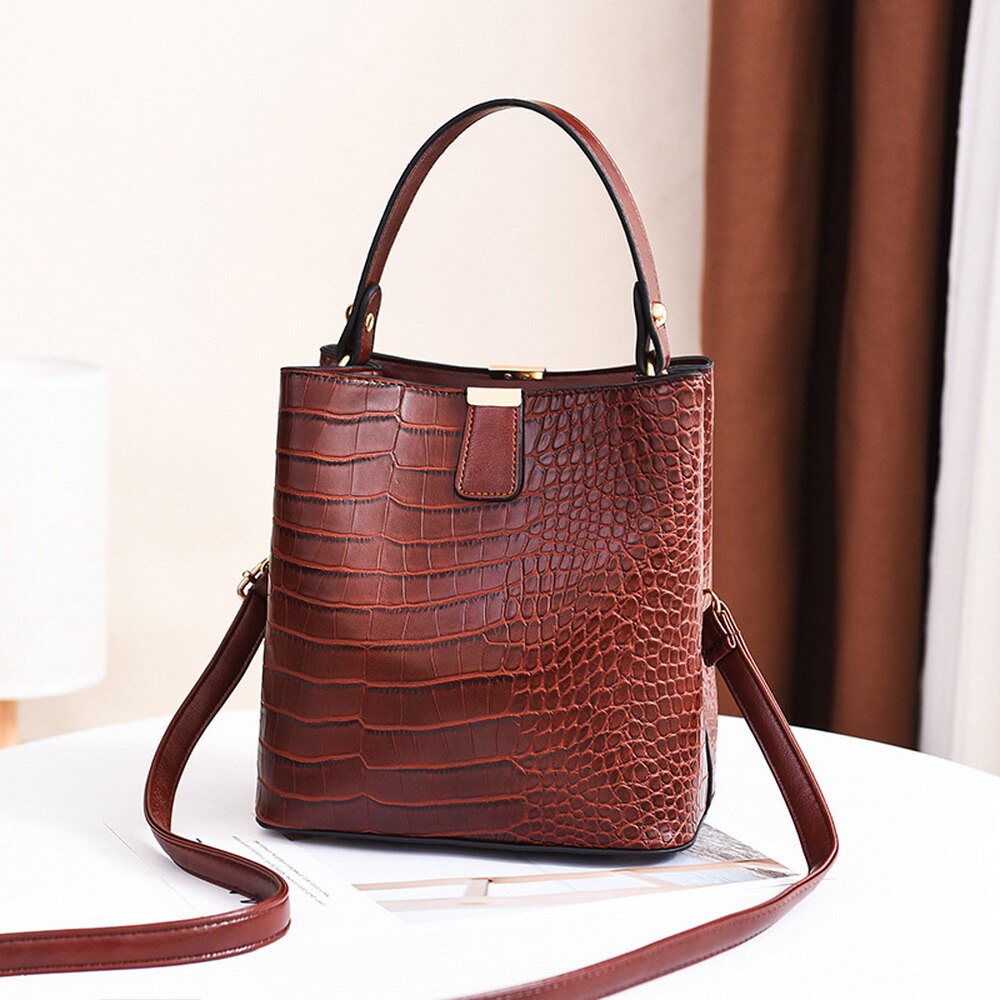Sac à Main Femme Grand Format - Cuir - Bandoulière & Poches Multiples - Idéal Travail & Voyage