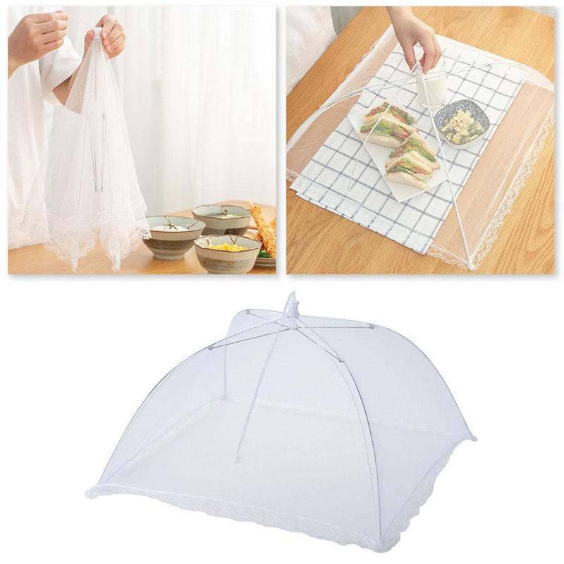 1 Pc Up Mesh Screen Food Covers Large Up Mesh Screen Protect Food Cover Tent Dome Net Umbrella Picnic Food Protector