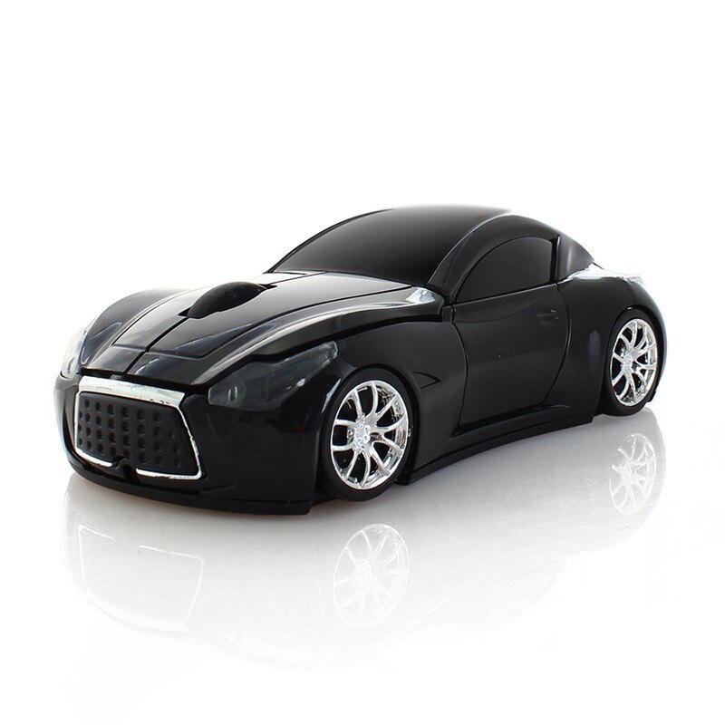 Ratón inalámbrico Infiniti, forma de coche deportivo, 2,4 Ghz, USB, ratones ópticos de ordenador, para PC, portátil,: black Infiniti mouse
