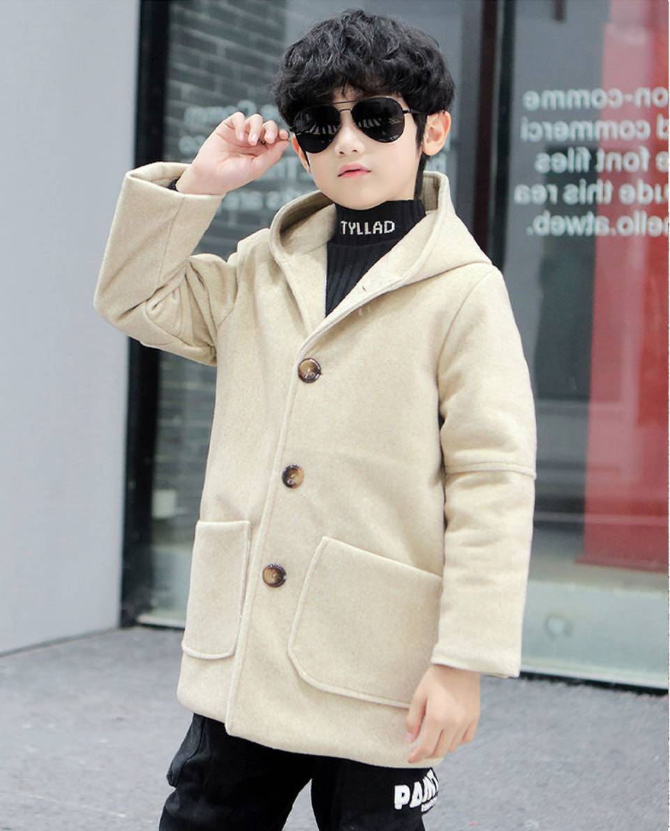 Recém chegados meninos casuais casacos de lã outono inverno criança meninos roupas crianças outwear para a idade 3t 4 5 6 8 10 12 14 anos: 2 / 3T