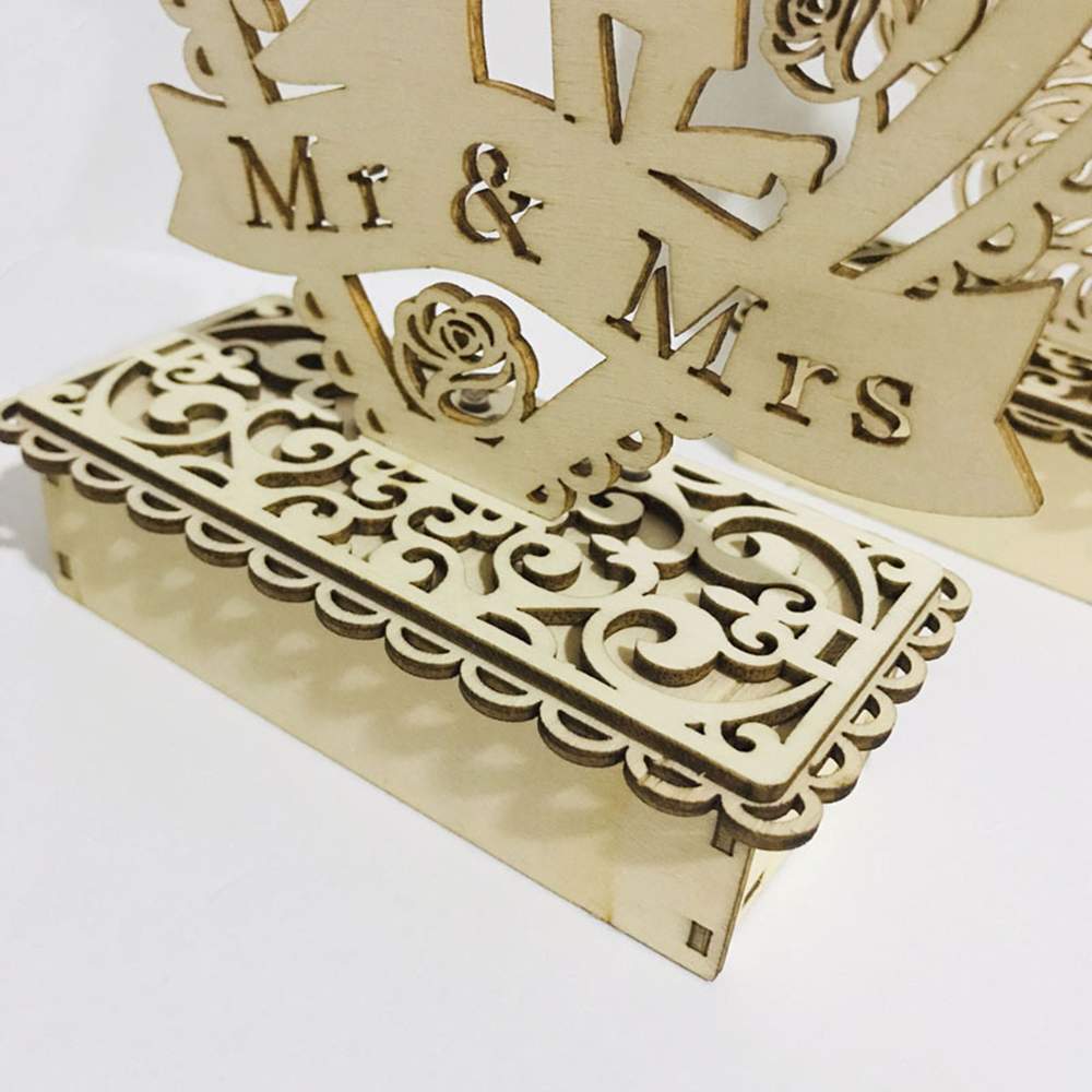 Drewniane ozdoby patelnia i pani dekoracje ślubne rustykalne ślub sprzyja prezenty DIY ślub walentynki prezent dla dziewczyny doprowadziło noc światło