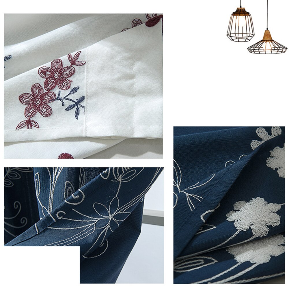 Solid Color Flower Pattern Kitchen Short Curtain Valance Drape Window Home Decor Short Kitchen Window Curtain Valance Home Decor