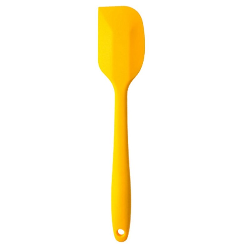 Spatule en Silicone jaune résistant à la chaleur, brosse à huile, outil de fouet à œufs, pinces alimentaires, ensembles d'ustensiles de cuisine, accessoires: 2