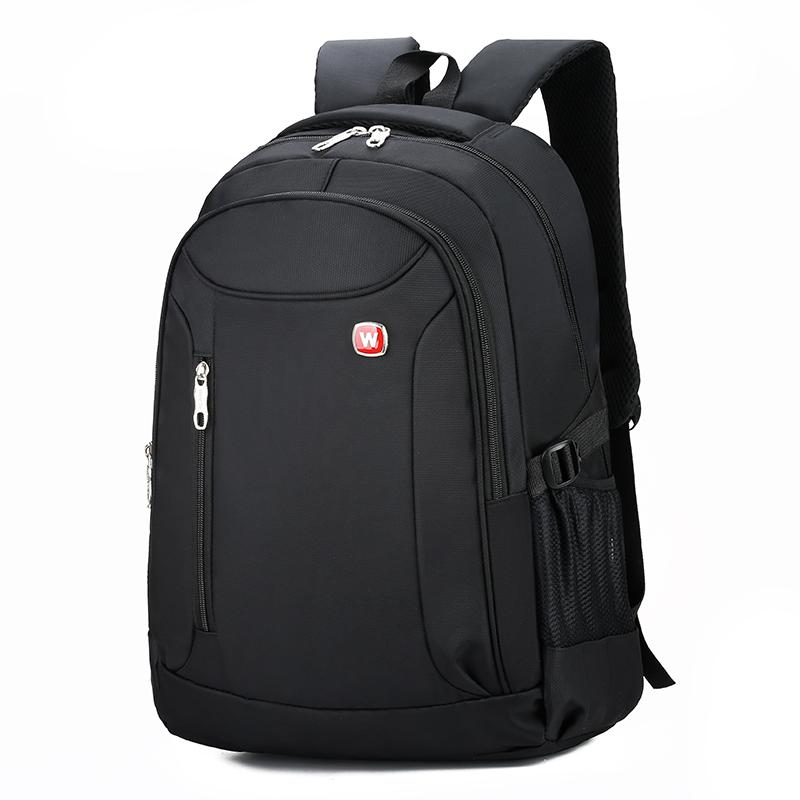 Laptop Backpack Men Backpack Travel Bagpack School Bags For Teenage Boys Large Capacity black backbag Mochila: Black