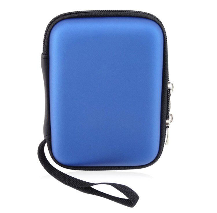 GUANHE 2.5&quot;Hard Drive Cases bag Shockproof Waterproof HDD Bag For Seagate Slim Hard Disk Backup Plus Slim 500G 1TB WD Passport: Blue