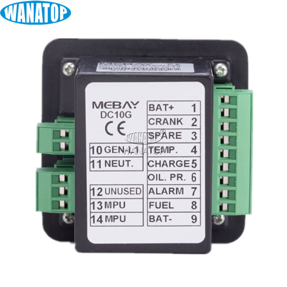 Diesel Generator Manual Start Controller Module Genset Engine Controller CE Certification DC10G