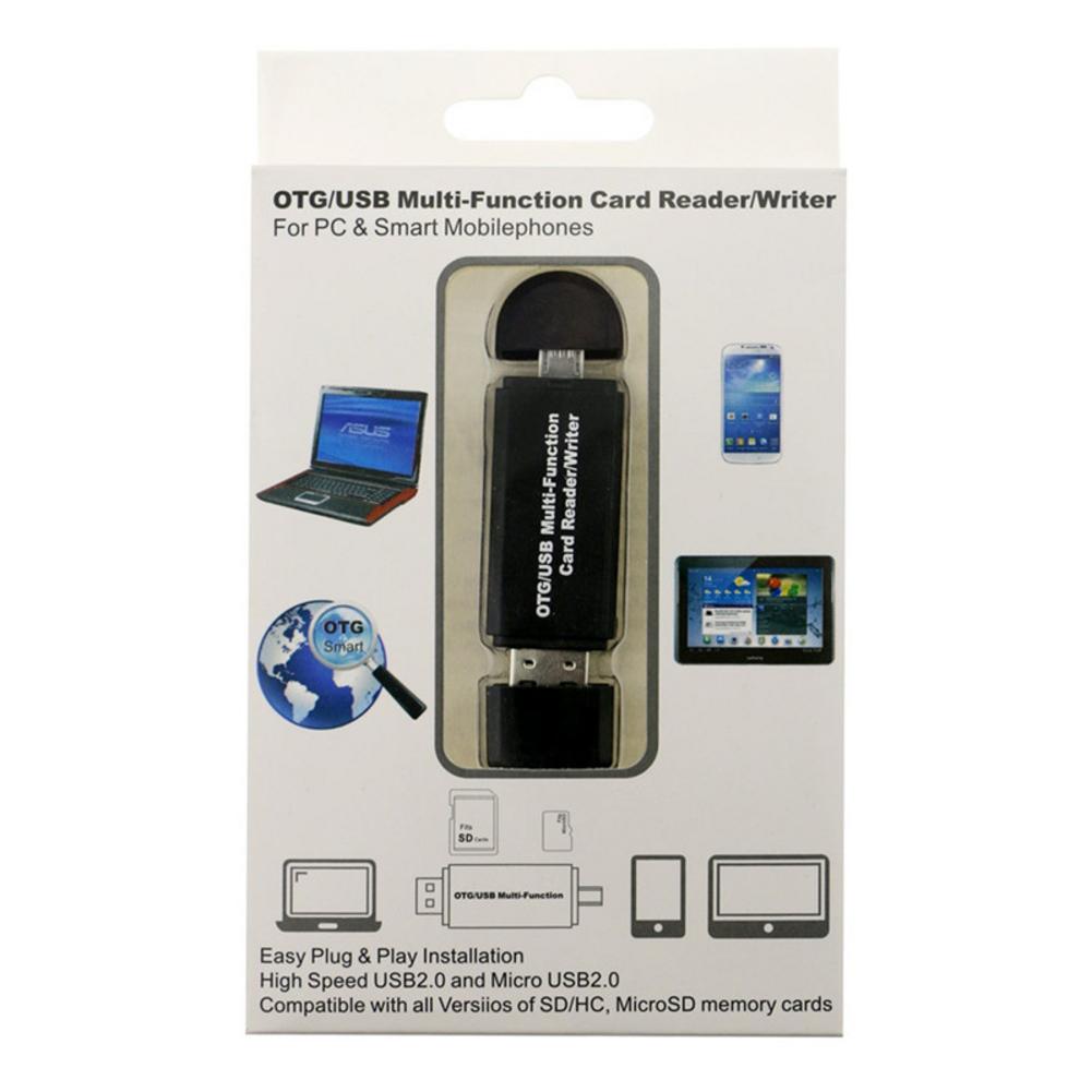 Multifunctional OTG Card Reader Micro SD / SD Card / USB Reader