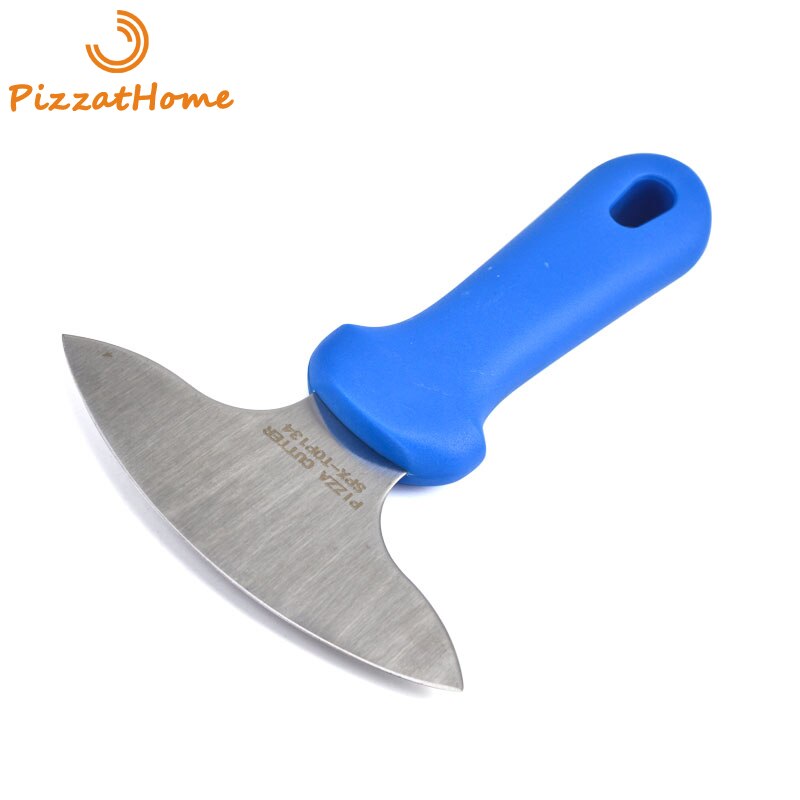 PizzAtHome Multifunctional Arc Chopper Knife Stainless Steel T-Grip Rocker Knives Salad Rocking Chopper Knife Plastic Handle