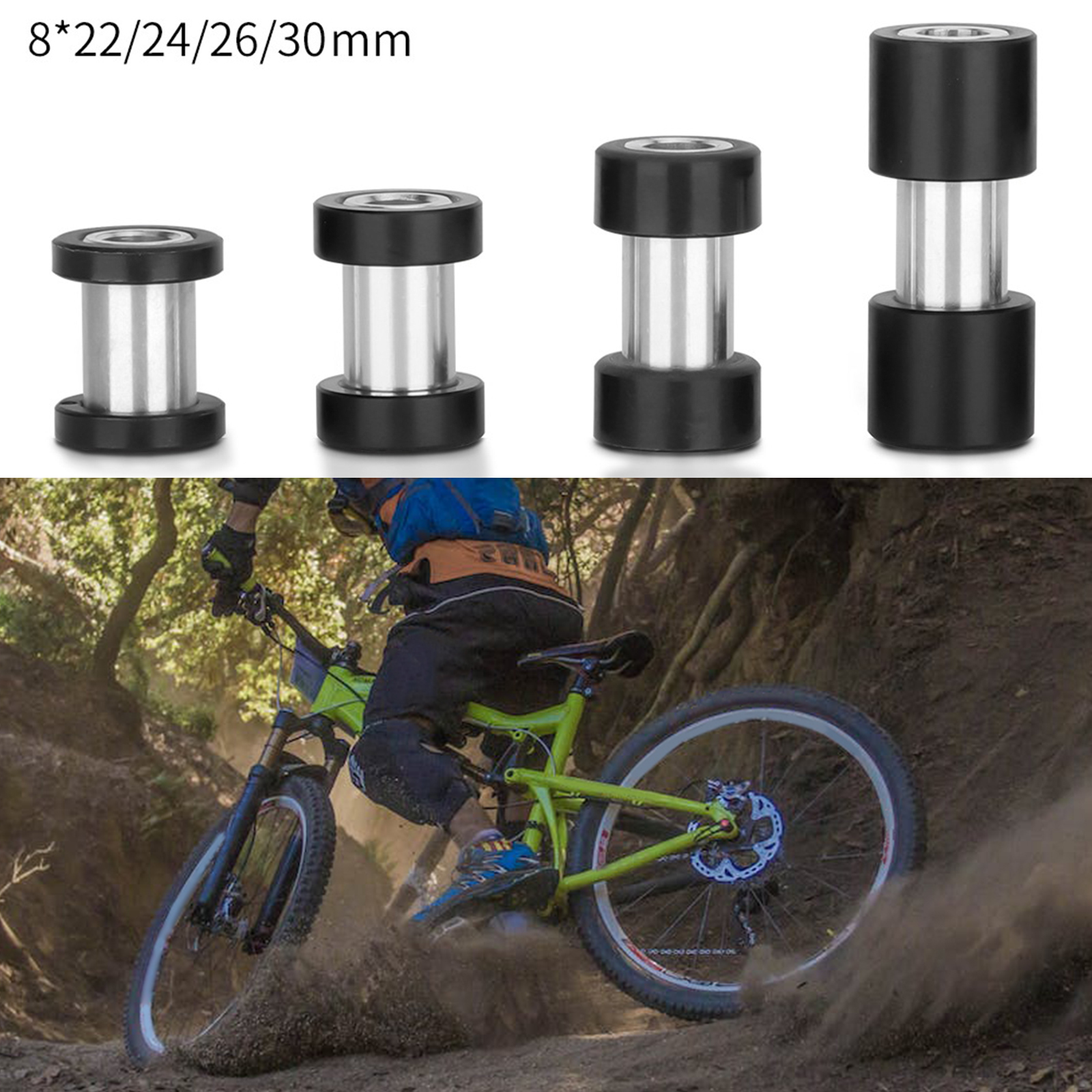 Pour EXAFORM DNM VTT amortisseur arrière bague vtt 22/24/26/30mm amortisseurs bague accessoires de vélo