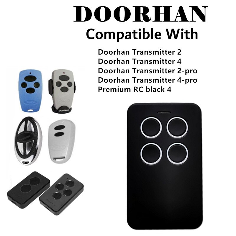 Doorhan-zender 4 poortbediening 433.92 mhz rollende code doorhan-sleutelhanger voor een slagboom
