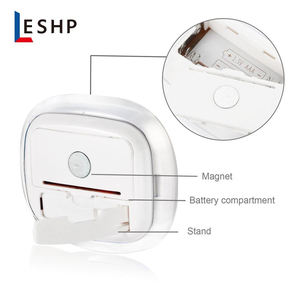 Mini LCD Digital Display Kitchen Timer Square Kitchen Countdown Alarm Magnet Clock Sleep Stopwatch Clock Timer