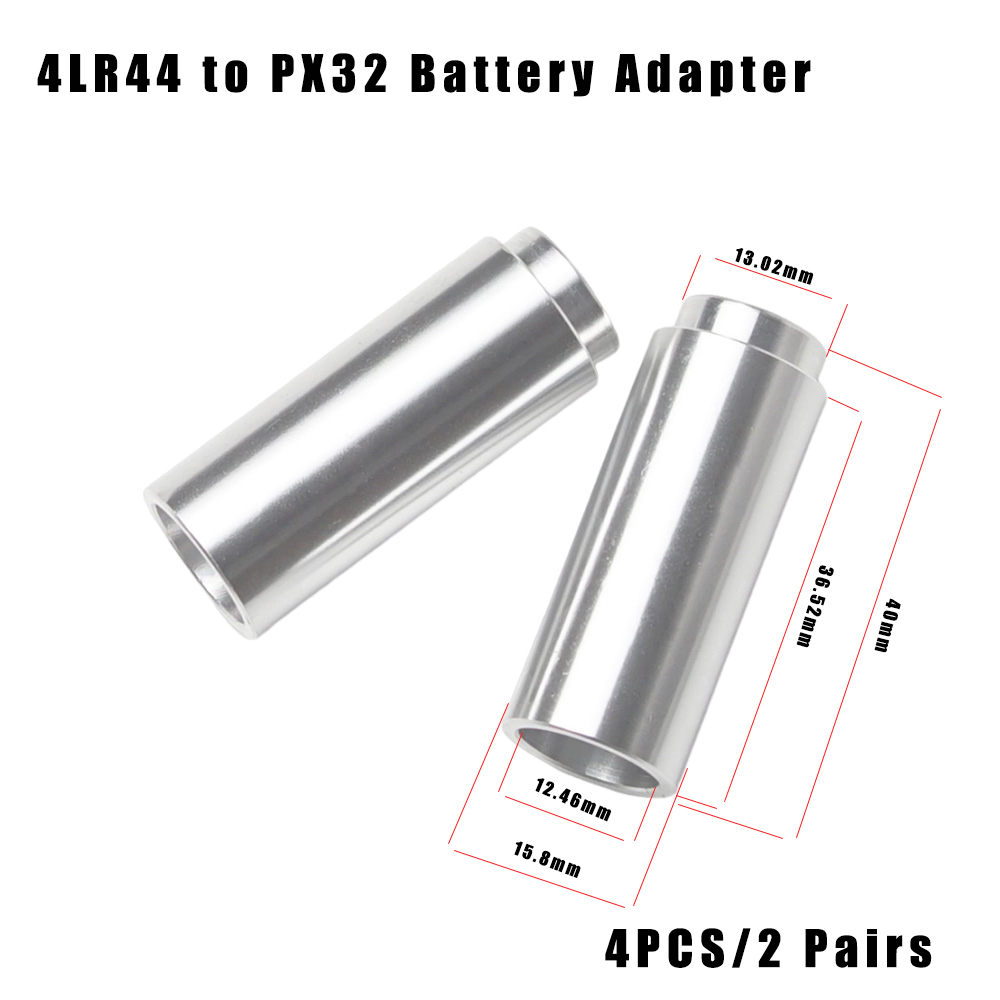 Adaptador de batería para cámara de película, medidor de exposición MR-9 PX625, accesorios para cámara, 2 uds.: Oro