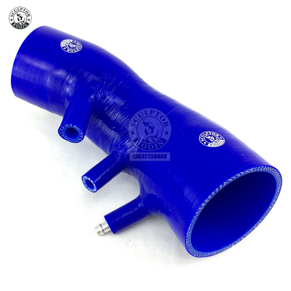Siliconen Inductie Slang Intake Voor Honda Civic FD2 FG2 K20A (1 Stuks) Rood/Blauw/Zwart: K8-27 BLUE