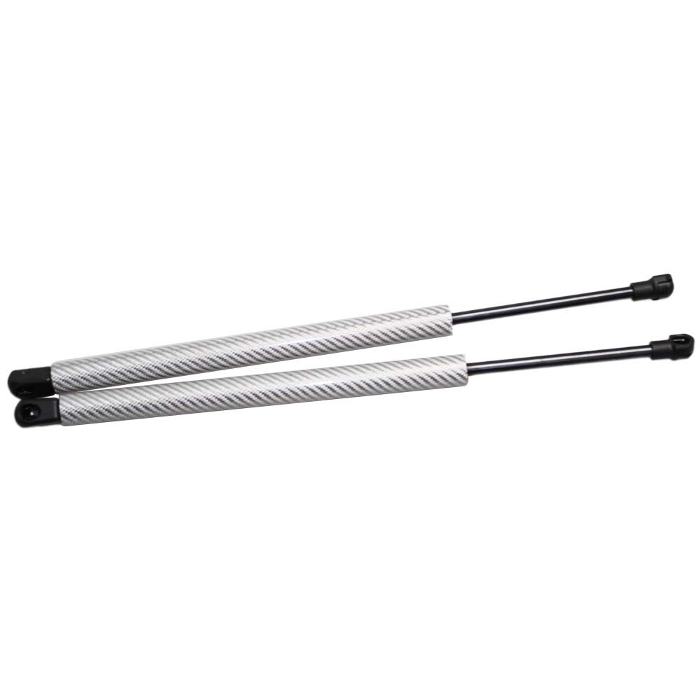 for HYUNDAI ACCENT II (LC) 2000-2005 Hatchback Front Hood Bonnet carbon fiber Gas Spring Struts Prop Lift Support Damper 587mm: silver carbon fiber