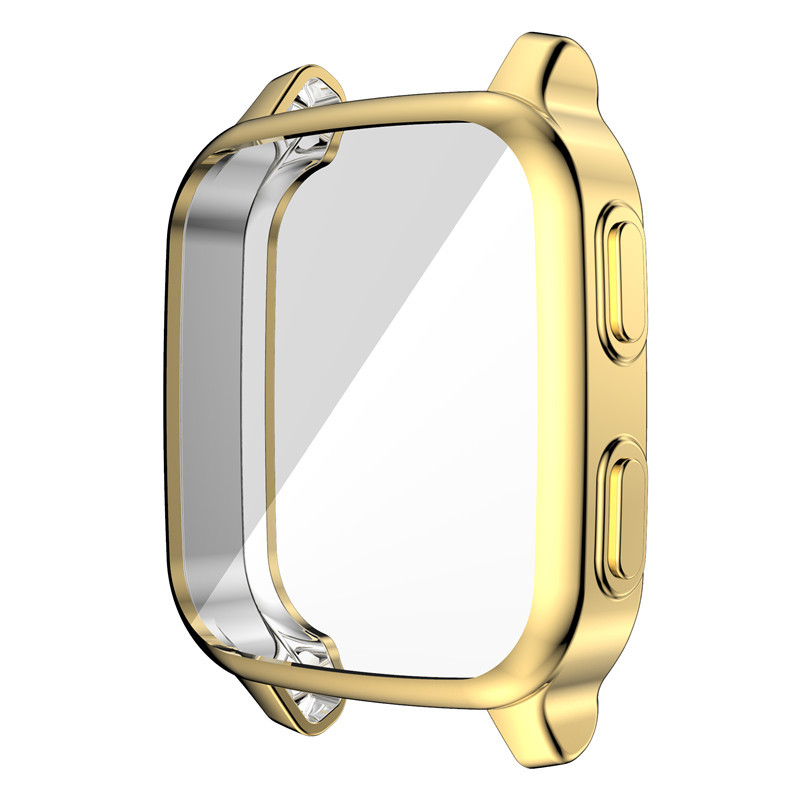 Protection Case For Garmin Venu SQ 2 Smart Watch Plating TPU Soft Cover Full Coverage Screen Protector Shell For Garmin Venu SQ: RED / 7 Inches & Above