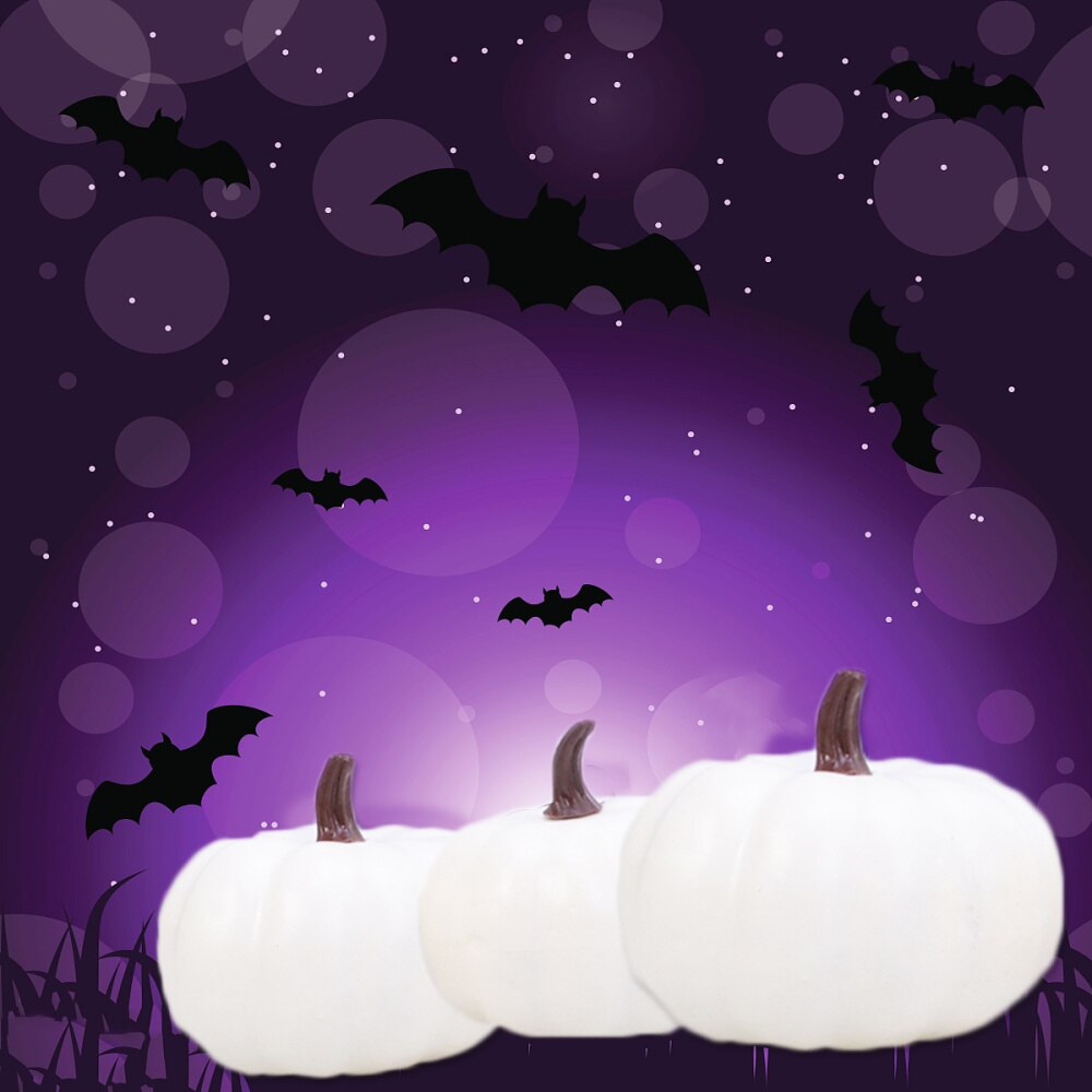 12pcs Party Props Funny Artificial Vivid Halloween Decoration Pumpkin Prop Pumpkin Toys Party Supplies Foam Pumpkin