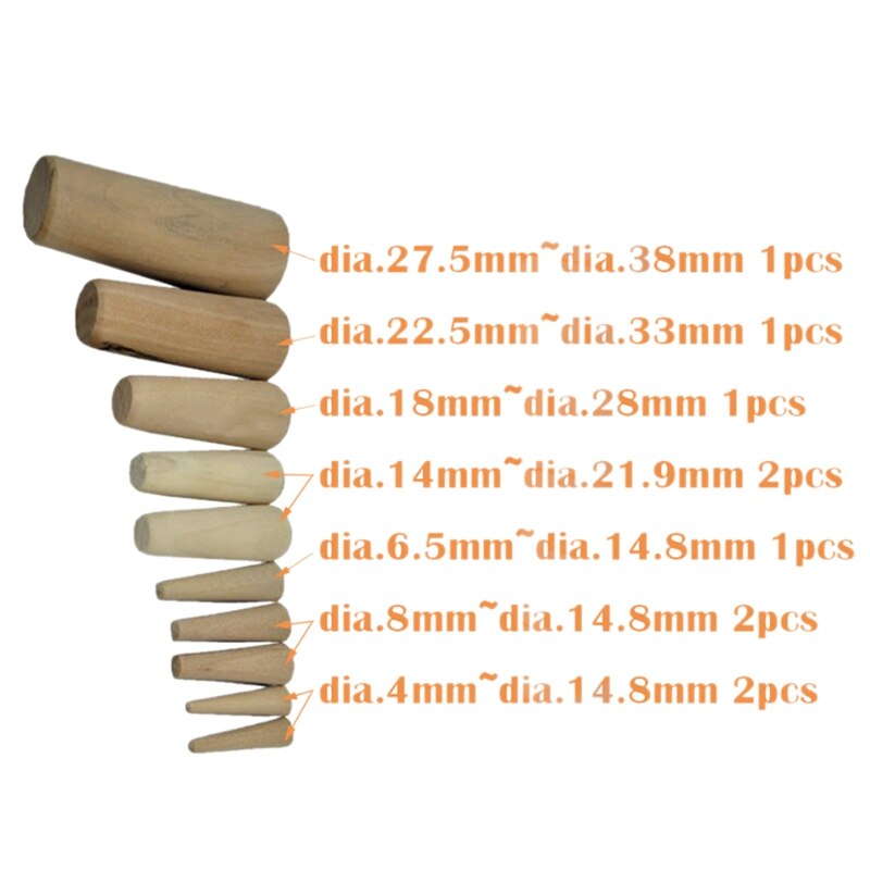 10PCS Emergency Marine Safety Wooden Plug for Boat Yacht Sailing Fishing