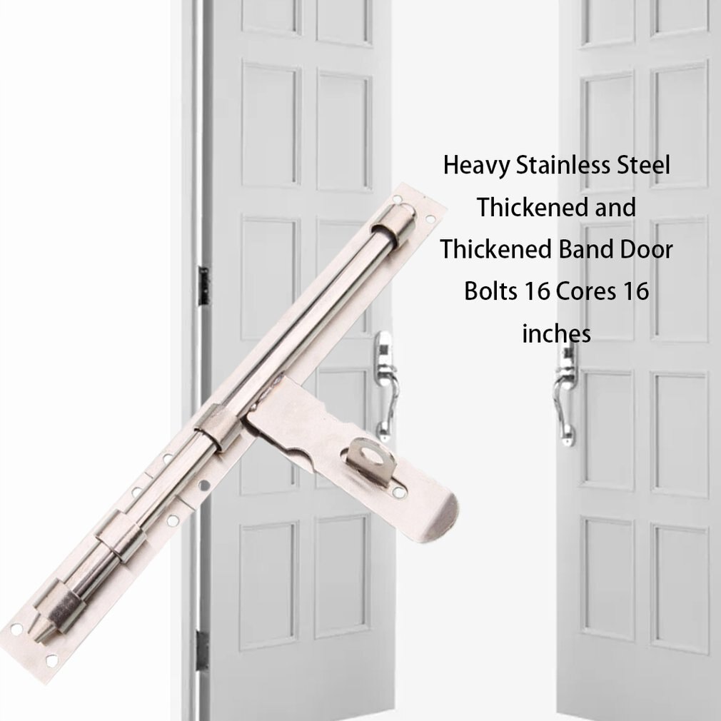 Bold Plate Door Bolt Thickening Anti-theft Lock Electric Welding Door Latch Heavy Stainless Steel Door Bolt